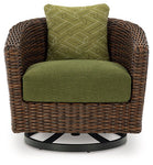 Horizon Hall Outdoor Swivel Lounge Chair with Cushion