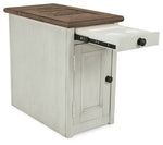 Bolanburg Chairside End Table with USB Ports & Outlets