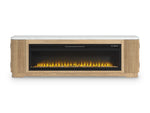 Camdill 80" TV Stand with Electric Fireplace