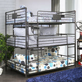 Olga I Antique Black Full/Full Bunk Bed