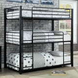 Olga I Antique Black Full/Full Bunk Bed