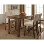 SANIA Rustic Oak Counter Ht. Chair (2/CTN)