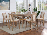 Upminster 7 Pc Counter Ht Table Set