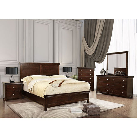 Spruce Full & Queen Bed Chrome & Expressso