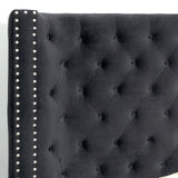 Rosabelle Bed Black, Grey, & Ivory