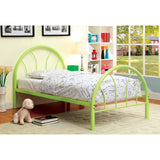 Rainbow Full Bed Black, White, Silver, Black, & Green