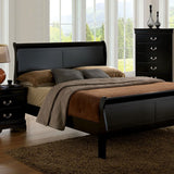 Louis Philippe Full, Twin, Full, & King Bed Black, Grey, Brown & White