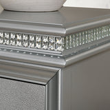 Maddie Bed White & Silver