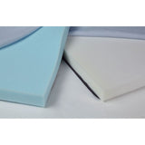 Ilene White Memory Foam Topper, Cal.King