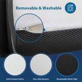 Hollyhock 3" Twin XL Tri-Fold Memory Foam Topper