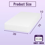 Nasturtium 10" Twin Bamboo Charcoal Infused Memory Foam