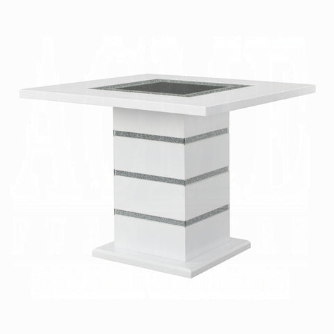 Elizaveta Counter Height Table With Pedestal Base