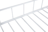 Rhonda Twin Loft Bed White, Silver, & Black