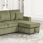 Yves Sectional Green