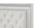 Stella Mia 4 Pc 5 Pc Queen Bedroom Set White & White