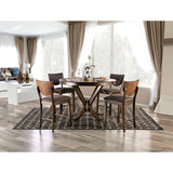 Marina 5 PC Dining Table Set Walnut