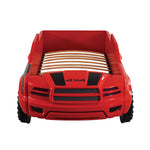 Roverton Bed Red & Grey