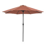 Soli 9' Outdoor Umbrella w/ Auto Tilt + 21" Round Base