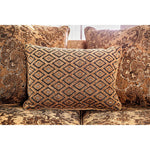NICANOR Tan/Gold Love Seat
